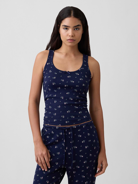 Pointelle PJ Tank Top