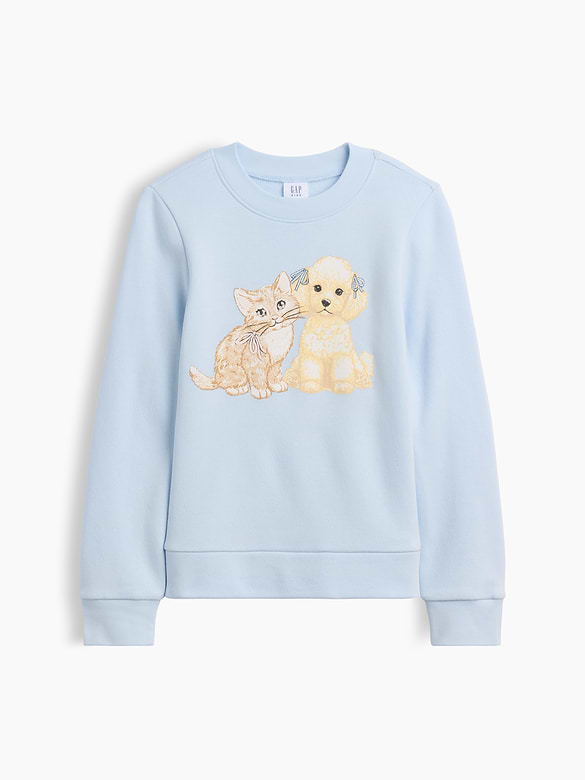 Kids Crewneck Graphic Sweatshirt