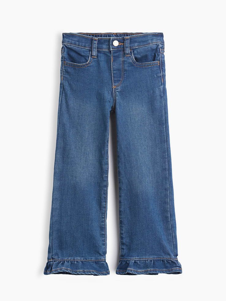 Image number 1 showing, babyGap '70s Flare Ruffle Jeans