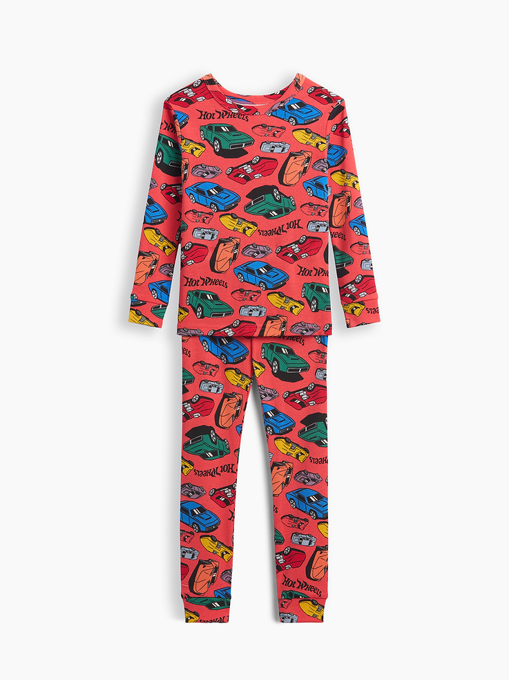Image number 1 showing, babyGap Hot Wheels Print PJ Set