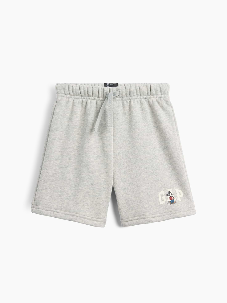 Image number 1 showing, babyGap × Disney Mickey Mouse Relaxed Pull-On Logo Shorts