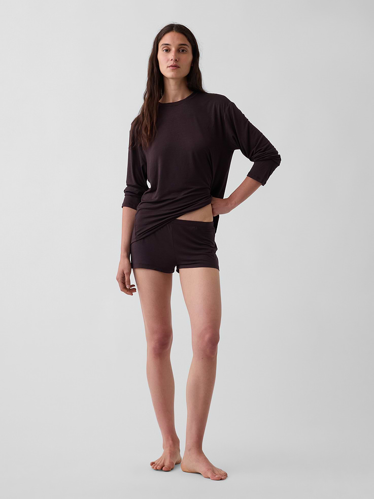 Image number 1 showing, SoftMade Modal PJ Shorts