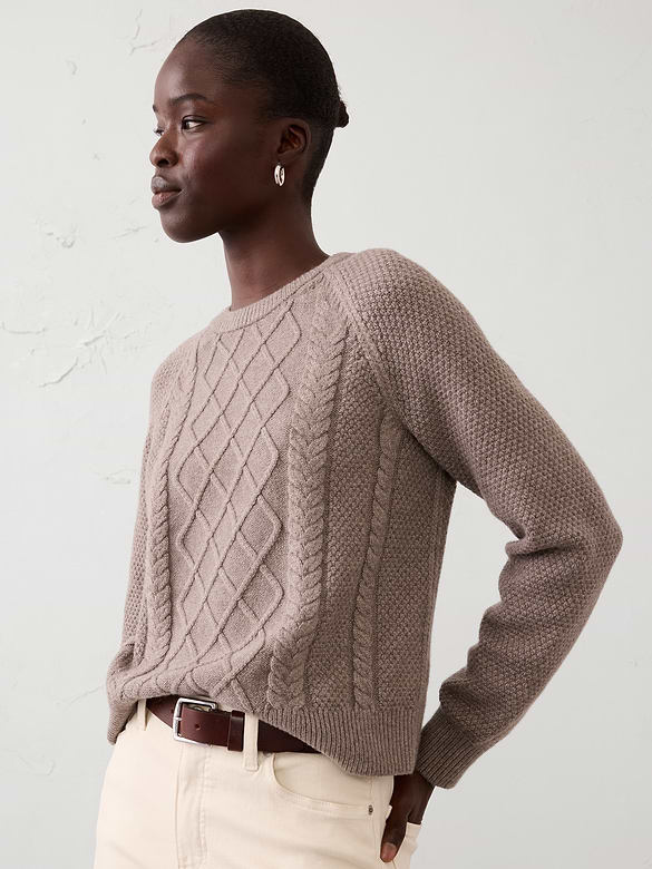 Perfectly Soft Cable Sweater