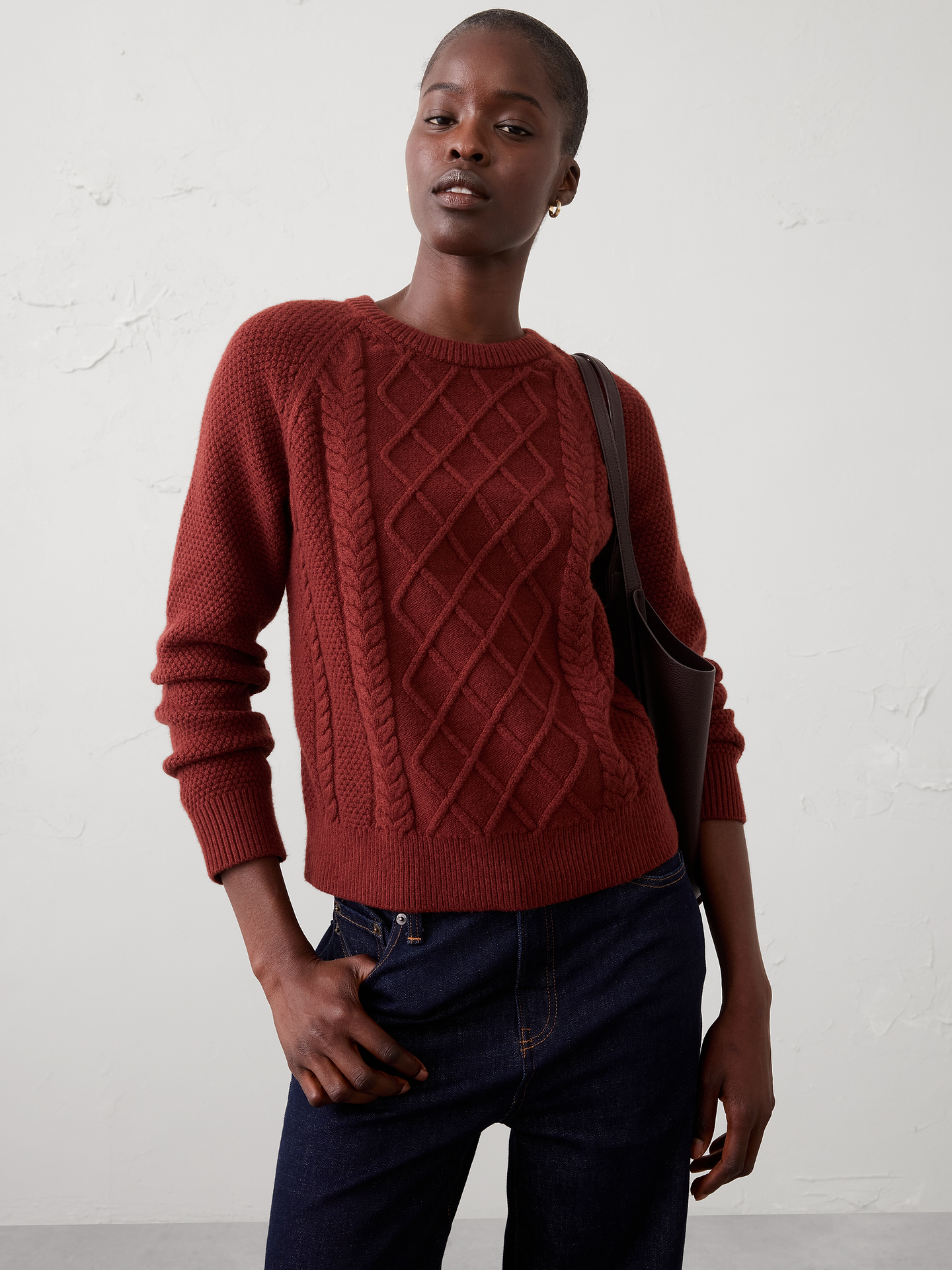Image number 1 showing, Perfectly Soft Cable Sweater