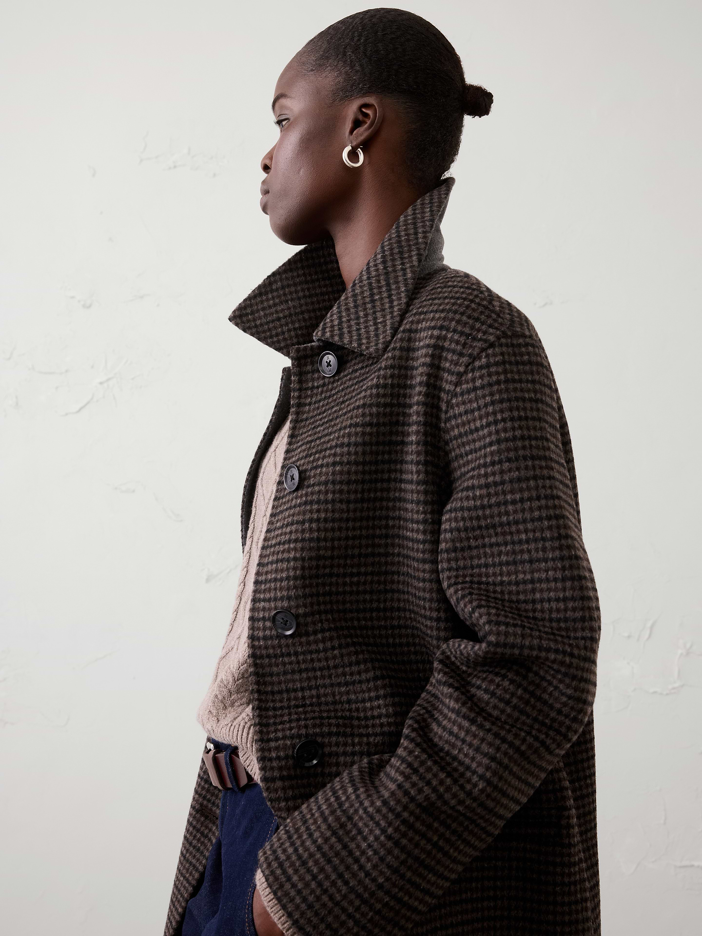 Image number 5 showing, Reversible Double Face Coat
