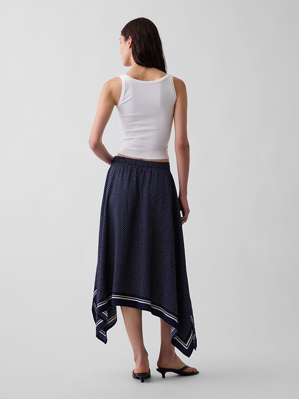 Handkerchief Maxi Skirt