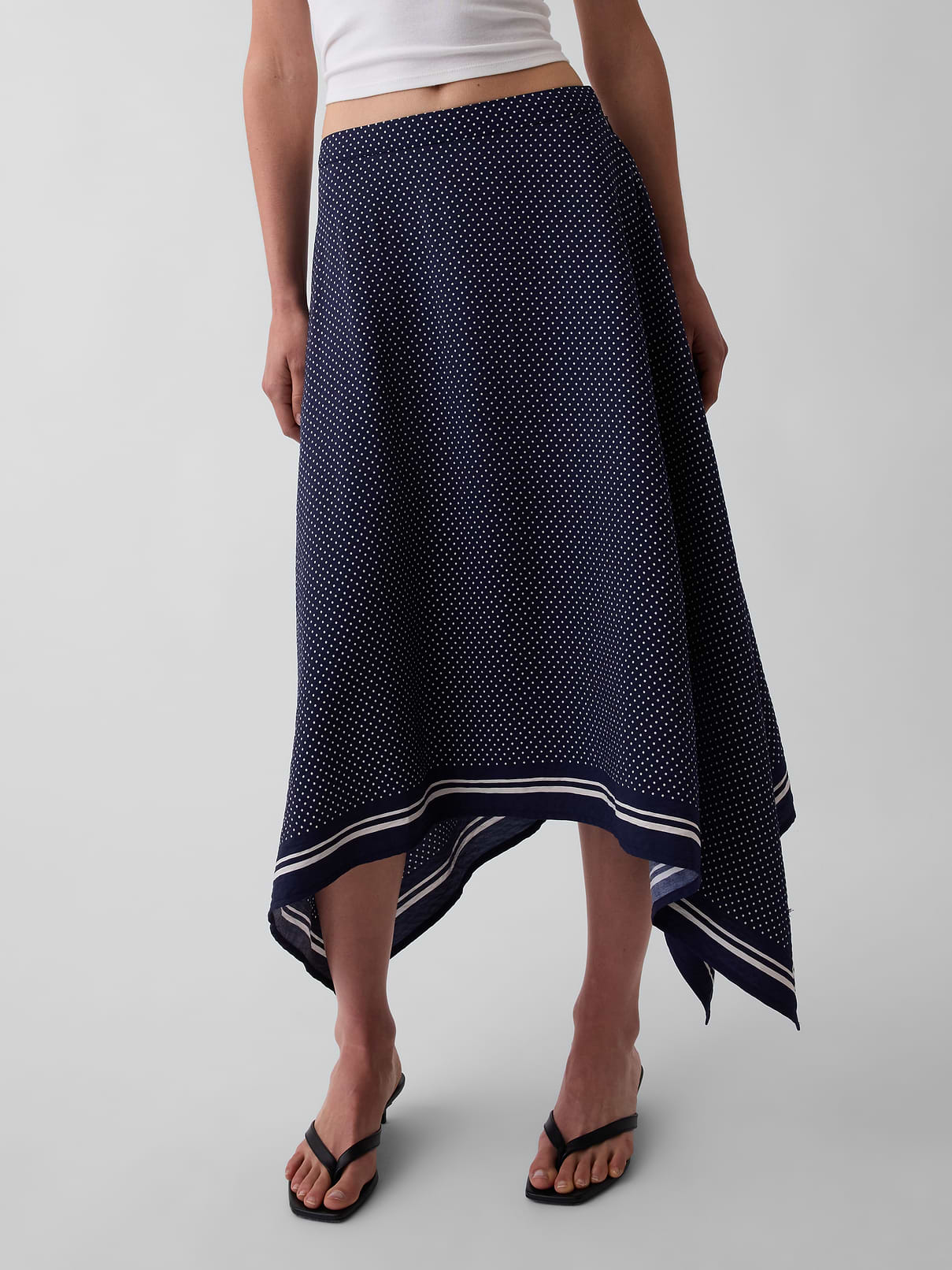 Image 4 of 5, Handkerchief Maxi Skirt