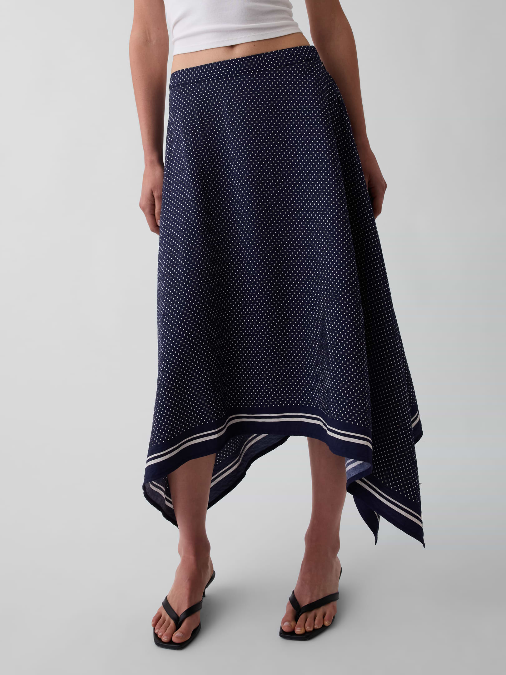 Image 4 of 5, Handkerchief Maxi Skirt
