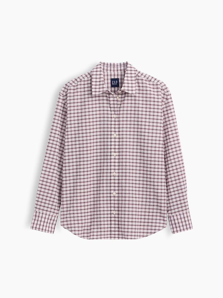 Image number 5 showing, Seersucker Plaid Oversized Shirt
