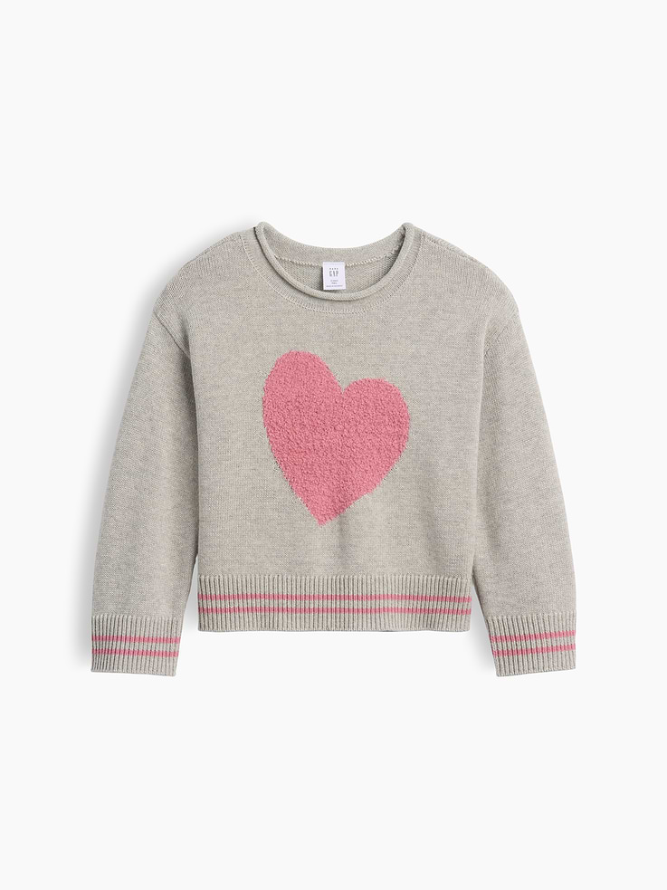Image number 1 showing, Baby & Toddler Boxy Rollneck Sweater