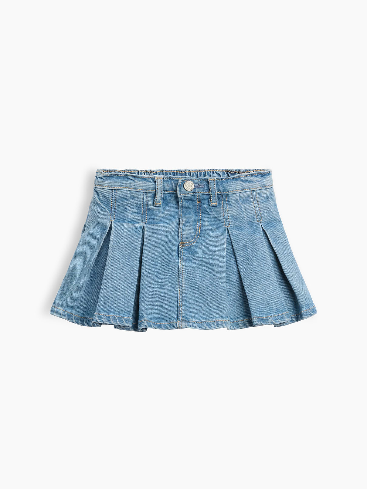 Baby & Toddler Denim Pleated Skort