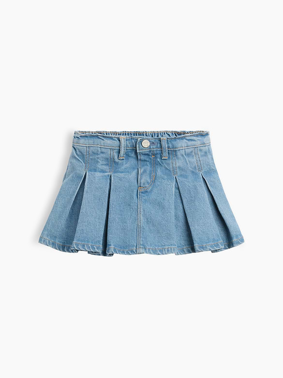 Baby & Toddler Denim Pleated Skort