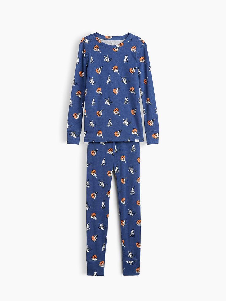 Image number 1 showing, Kids Organic Brushed Cotton PJ Set