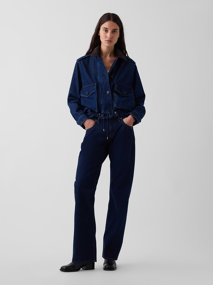 Image number 1 showing, Mid Rise Straight Taper Jeans