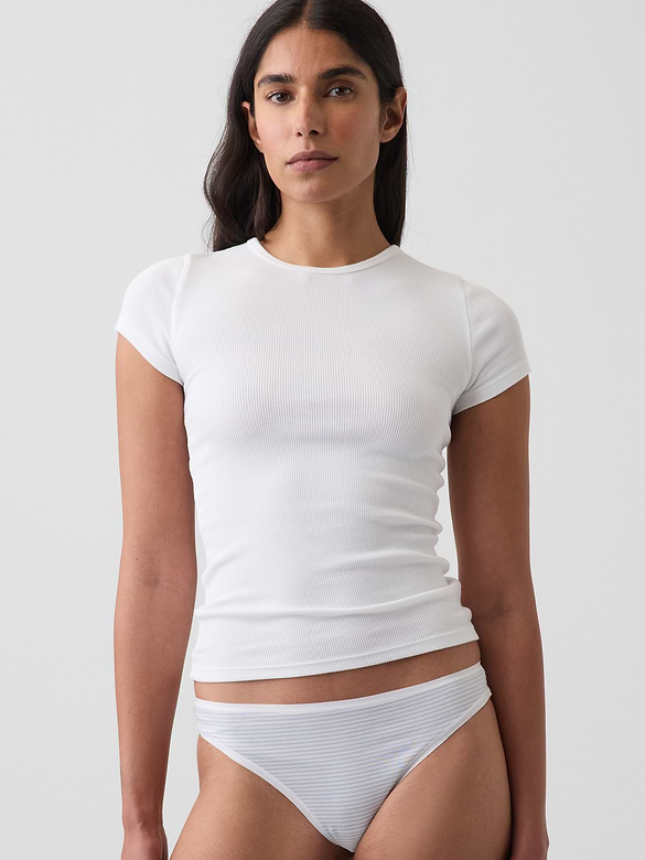 SoftMade Organic Stretch Cotton Thong