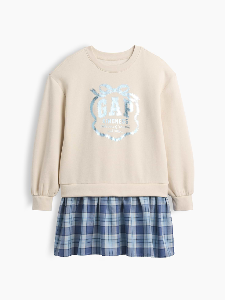 Image number 1 showing, Kids Oversized Sweatshirt Dress