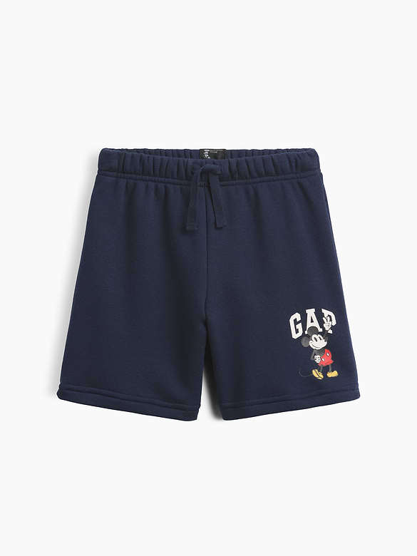 babyGap × Disney Mickey Mouse Relaxed Pull-On Logo Shorts