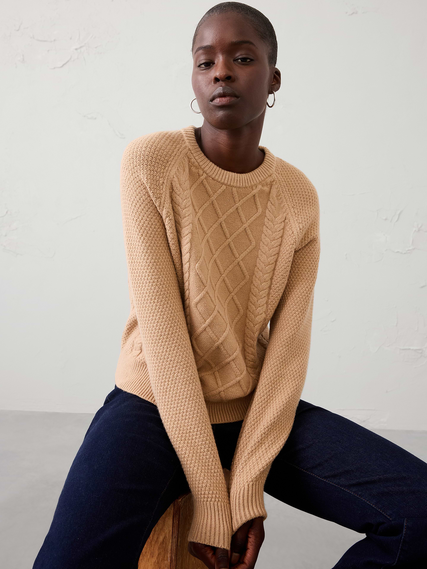 Image number 1 showing, Perfectly Soft Cable Sweater