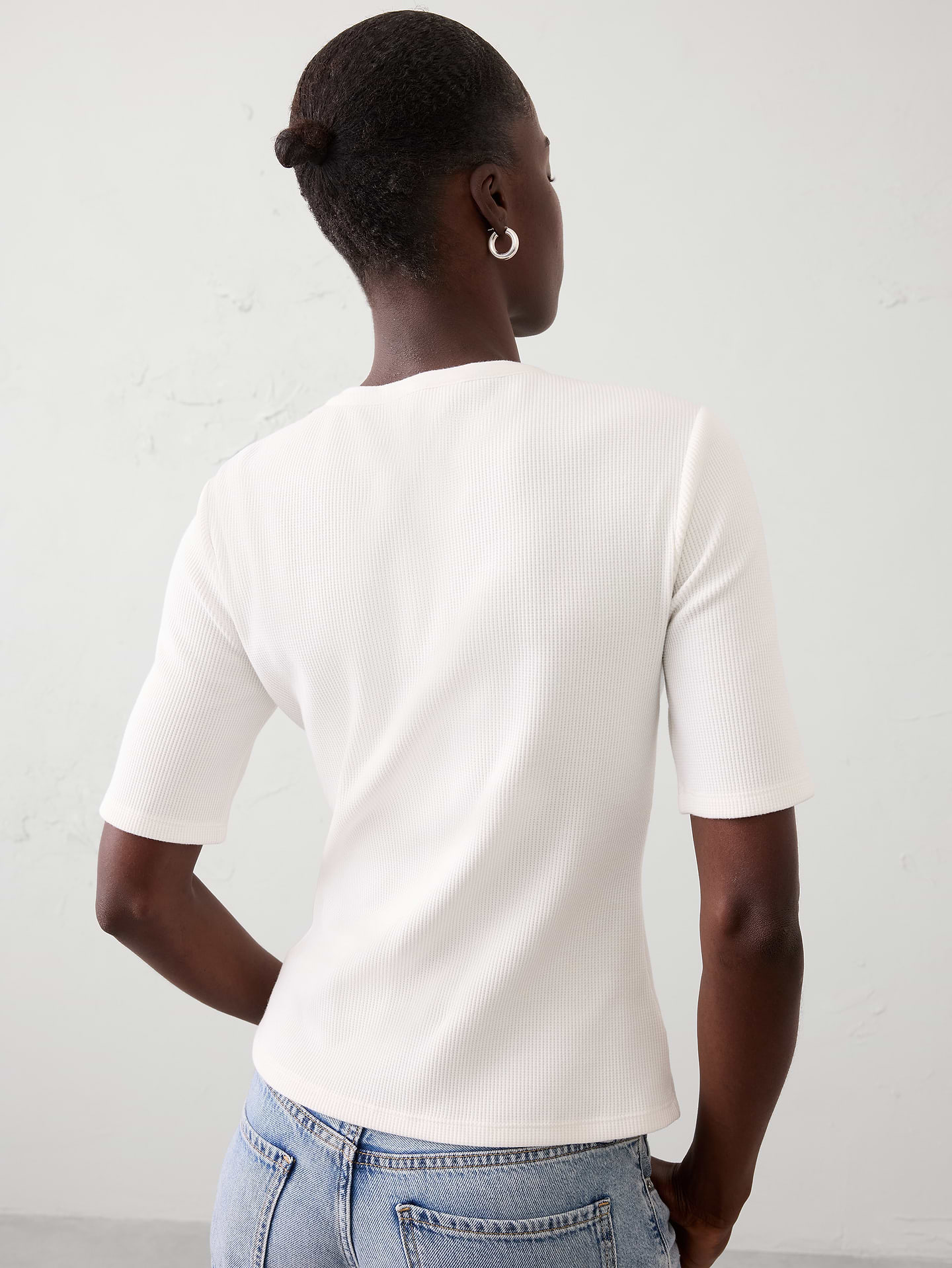 Image number 2 showing, Waffle Knit Henley