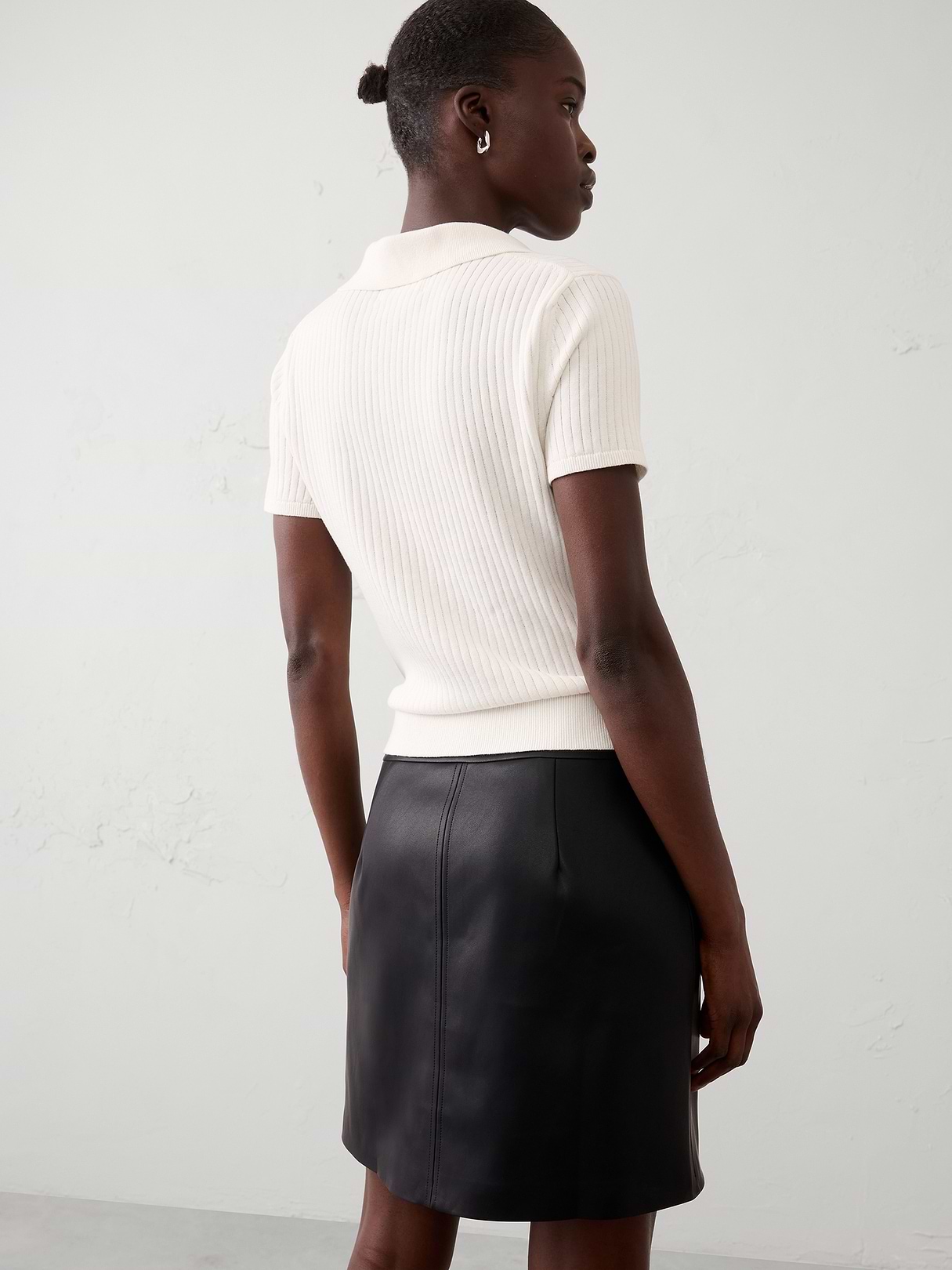 Vegan Leather Mini Skirt | Banana Republic Factory