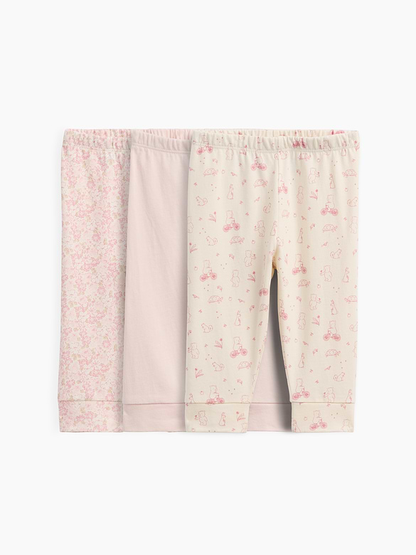 Baby First Favorites Organic Cotton Pull-On Pants (3-Pack)