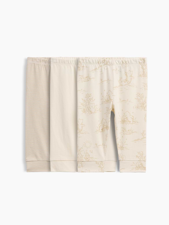 Baby First Favorites Organic Cotton Pull-On Pants (3-Pack)