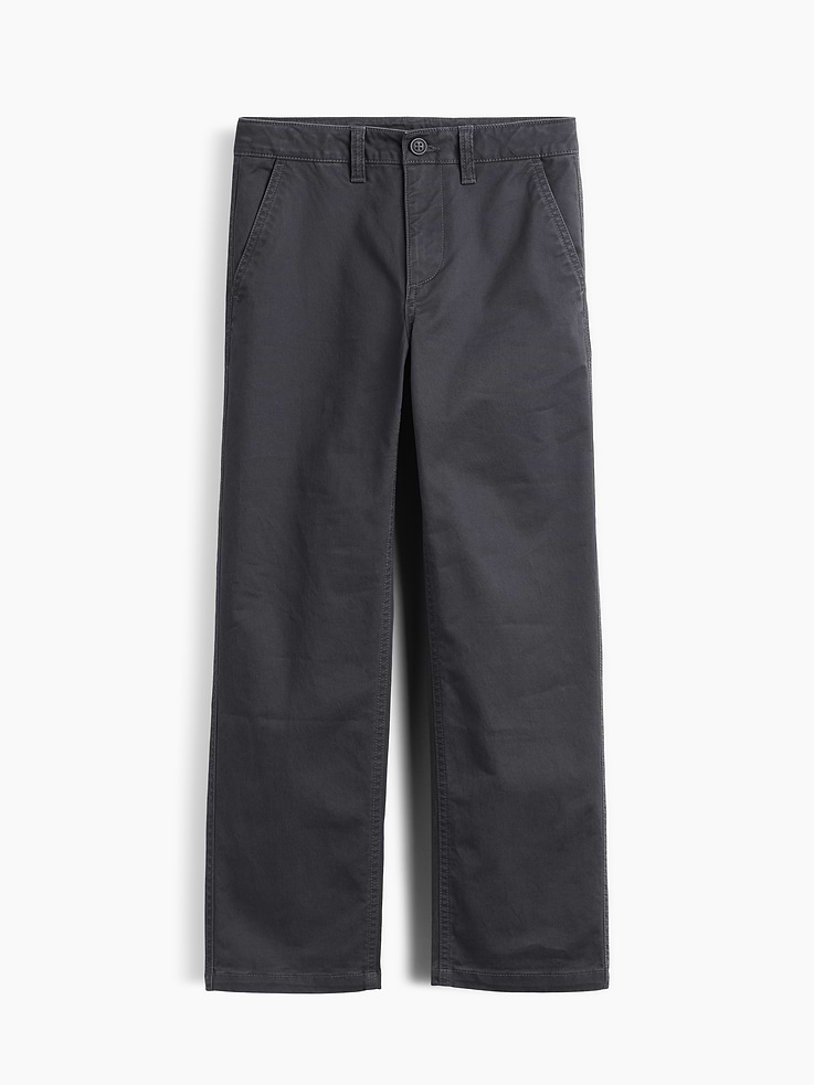 Image number 2 showing, Kids Uniform Stretch Relaxed Straight Khakis