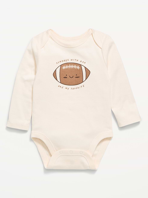 Long Long-Sleeve Graphic Bodysuit for Baby on clearance at Old Navy — 50% off