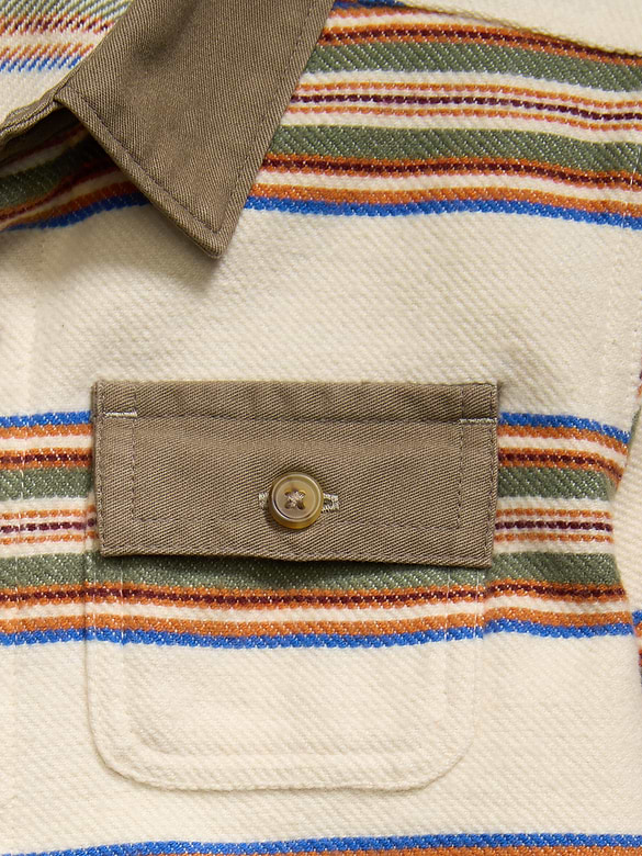 Long-Sleeve Utility Pocket Shirt for Toddler Boys