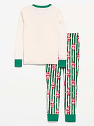 Image number 2 showing, Gender-Neutral Snug-Fit Graphic Pajama Set for Kids