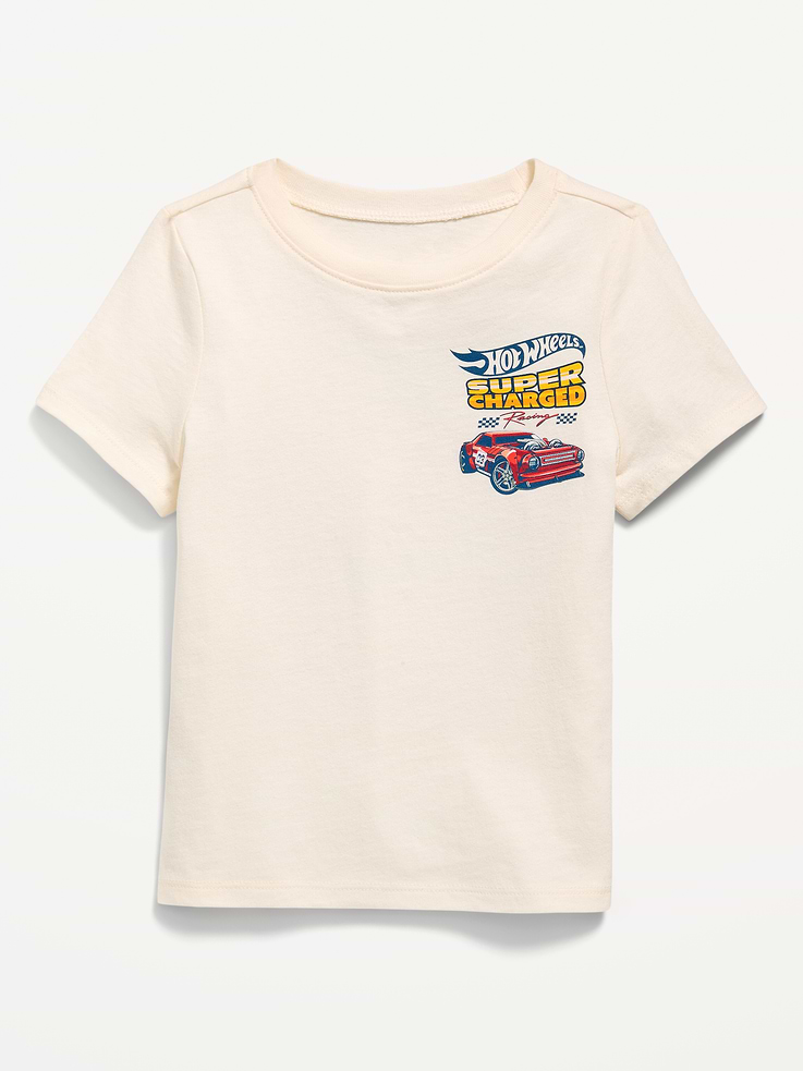 Image 1 of 2, crew neck, short sleeves, licensed graphic, ©2026 Mattel, Product #906537