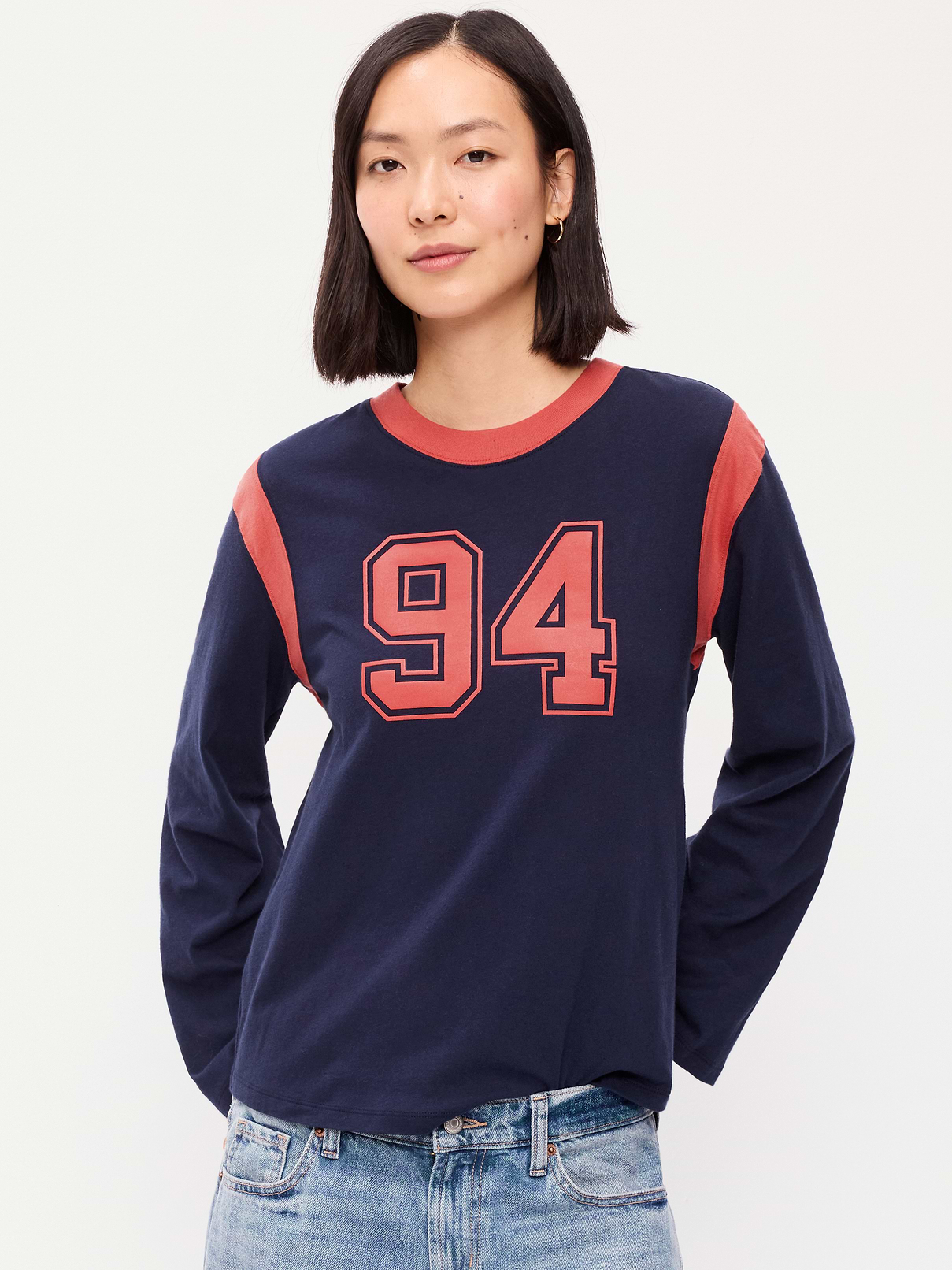 EveryWear Long-Sleeve Graphic T-Shirt