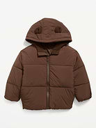 Image number 2 showing, Water-Resistant Puffer Jacket for Toddler Boys