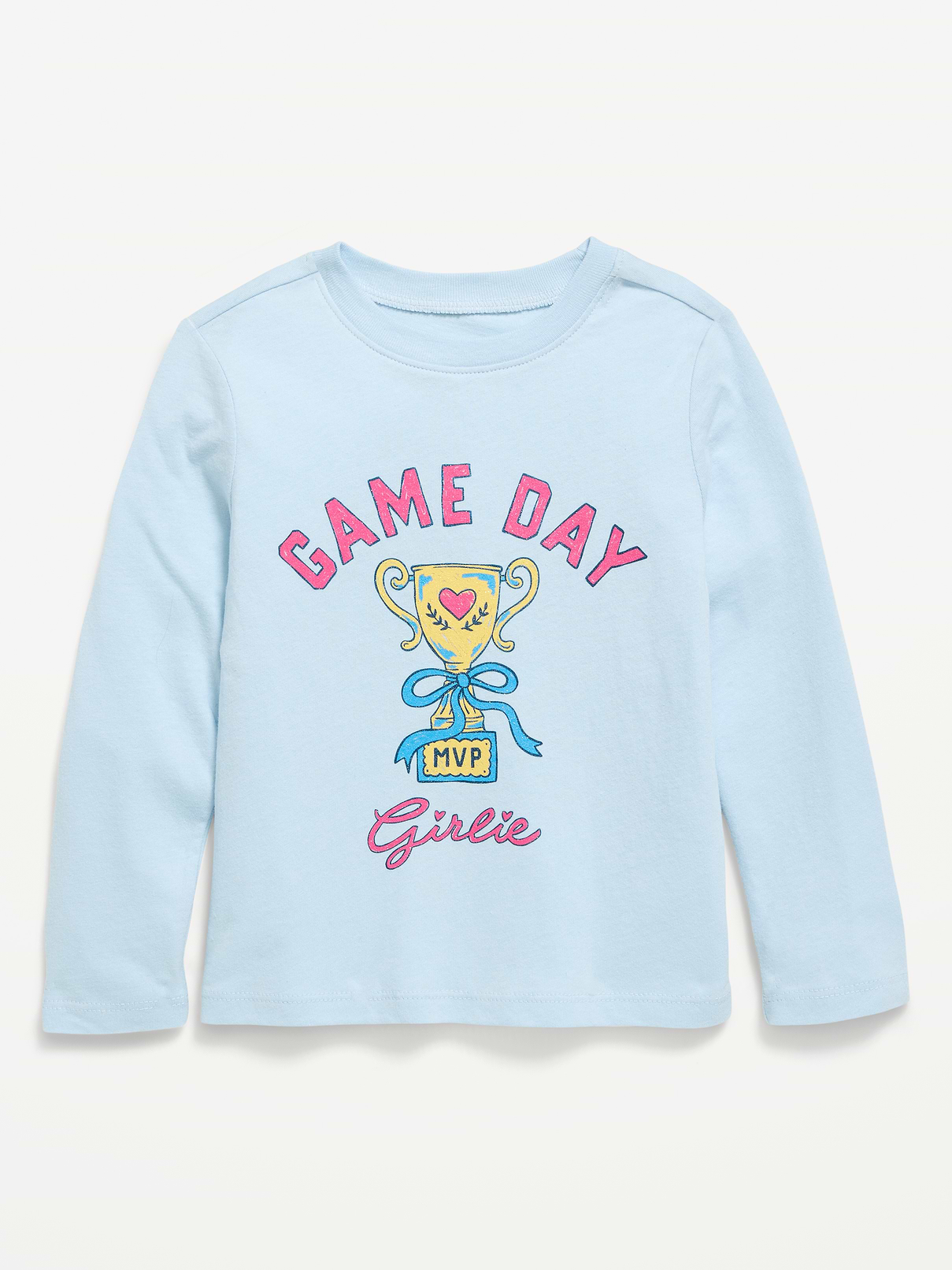 Image number 1 showing, Long-Sleeve Graphic T-Shirt for Toddler Girls