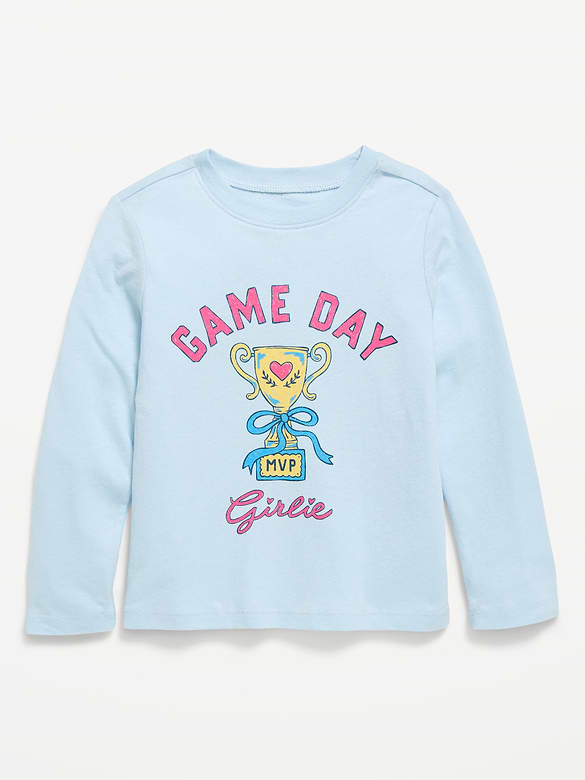 Long-Sleeve Graphic T-Shirt for Toddler Girls