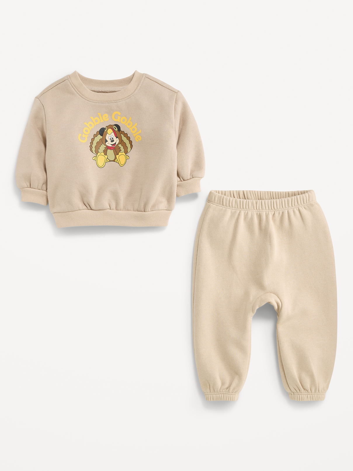 Image number 2 showing, Disney© Crew-Neck Sweatshirt and Sweatpants Set for Baby