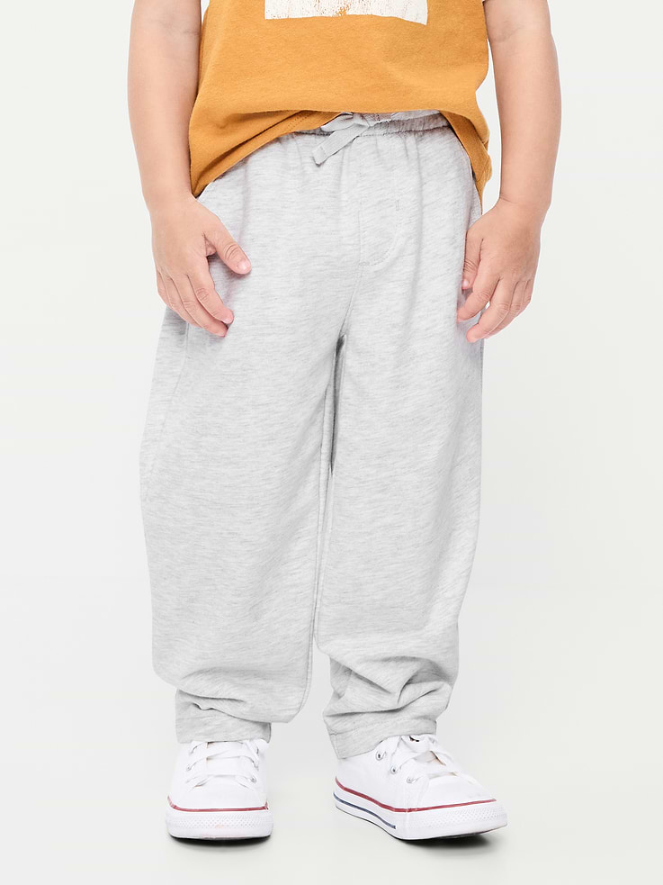 Image 2 of 4, Barrel-Leg Knit Pants for Toddler Boys