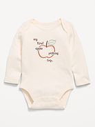 Image number 1 showing, Long-Sleeve Graphic Bodysuit for Baby