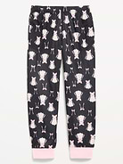 Image number 2 showing, Printed Jersey-Knit Pajama Jogger Pants for Girls