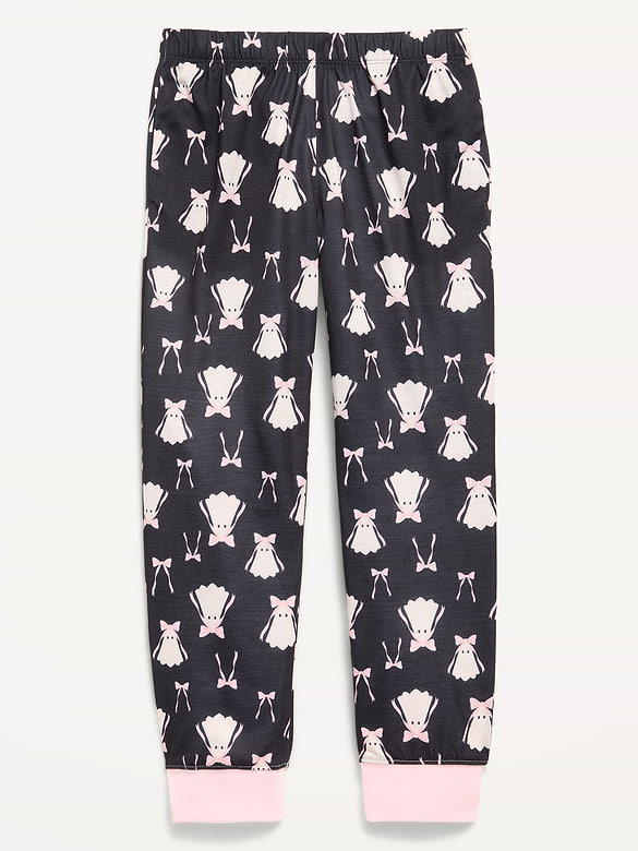 Printed Jersey-Knit Pajama Jogger Pants for Girls