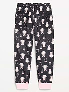 Image number 1 showing, Printed Jersey-Knit Pajama Jogger Pants for Girls