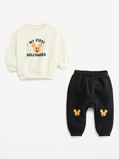 Image number 2 showing, Disney© Crew-Neck Sweatshirt and Leggings Set for Baby