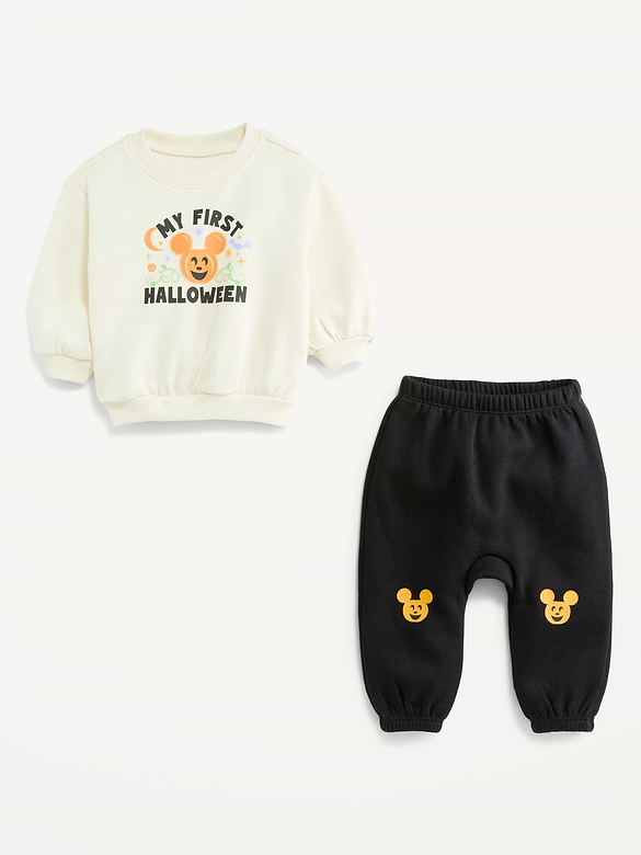 Disney© Crew-Neck Sweatshirt and Leggings Set for Baby