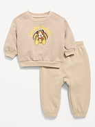 Image number 1 showing, Disney© Crew-Neck Sweatshirt and Sweatpants Set for Baby