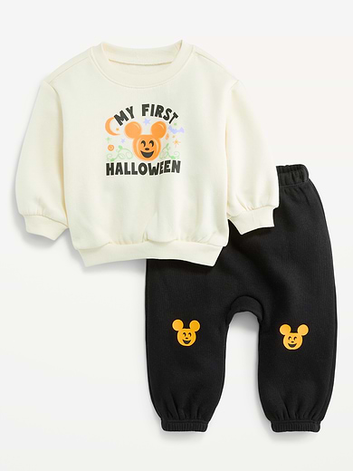Image number 1 showing, Disney© Crew-Neck Sweatshirt and Leggings Set for Baby