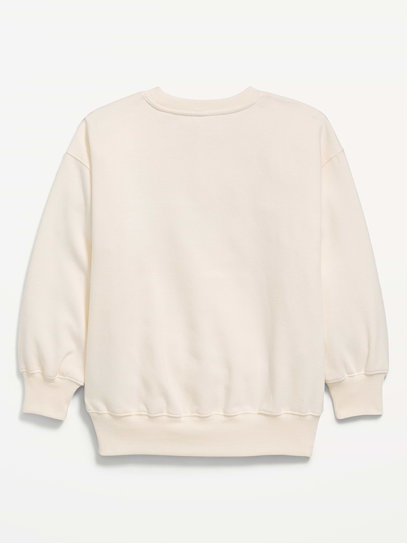 CapyFun™ Oversized Graphic Tunic Sweatshirt for Girls