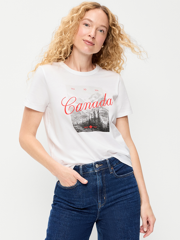 EveryWear Crew-Neck Graphic T-Shirt