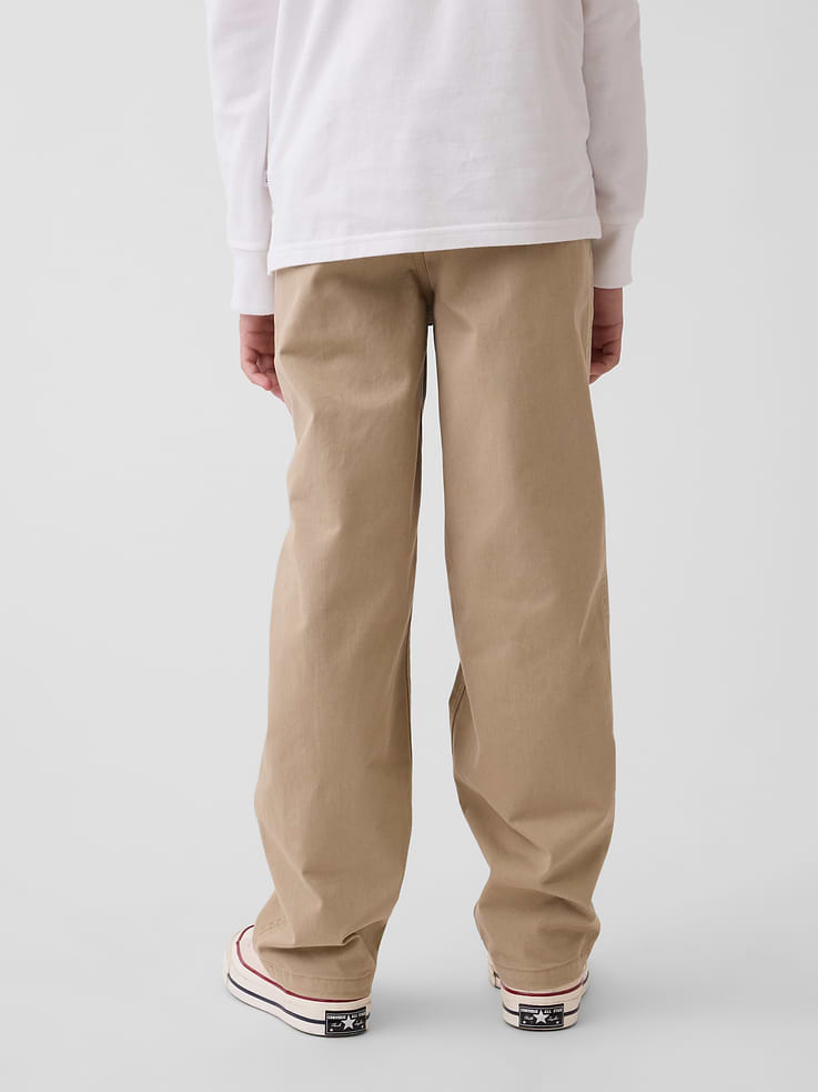 Image number 4 showing, Kids Uniform Stretch Loose Khakis