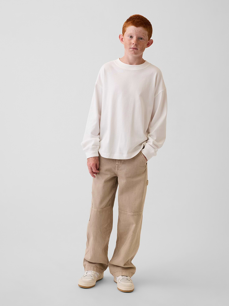 L'image numéro 4 présente T-shirt surdimensionné en tissu épais pour Enfant