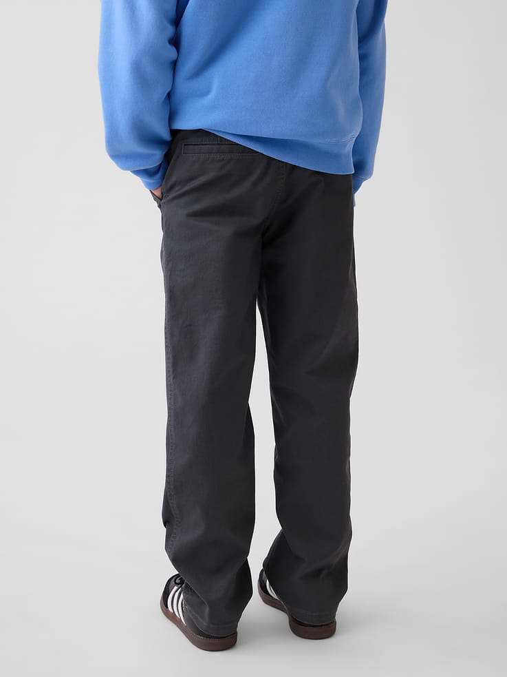 Image number 4 showing, Kids Uniform Stretch Relaxed Straight Khakis